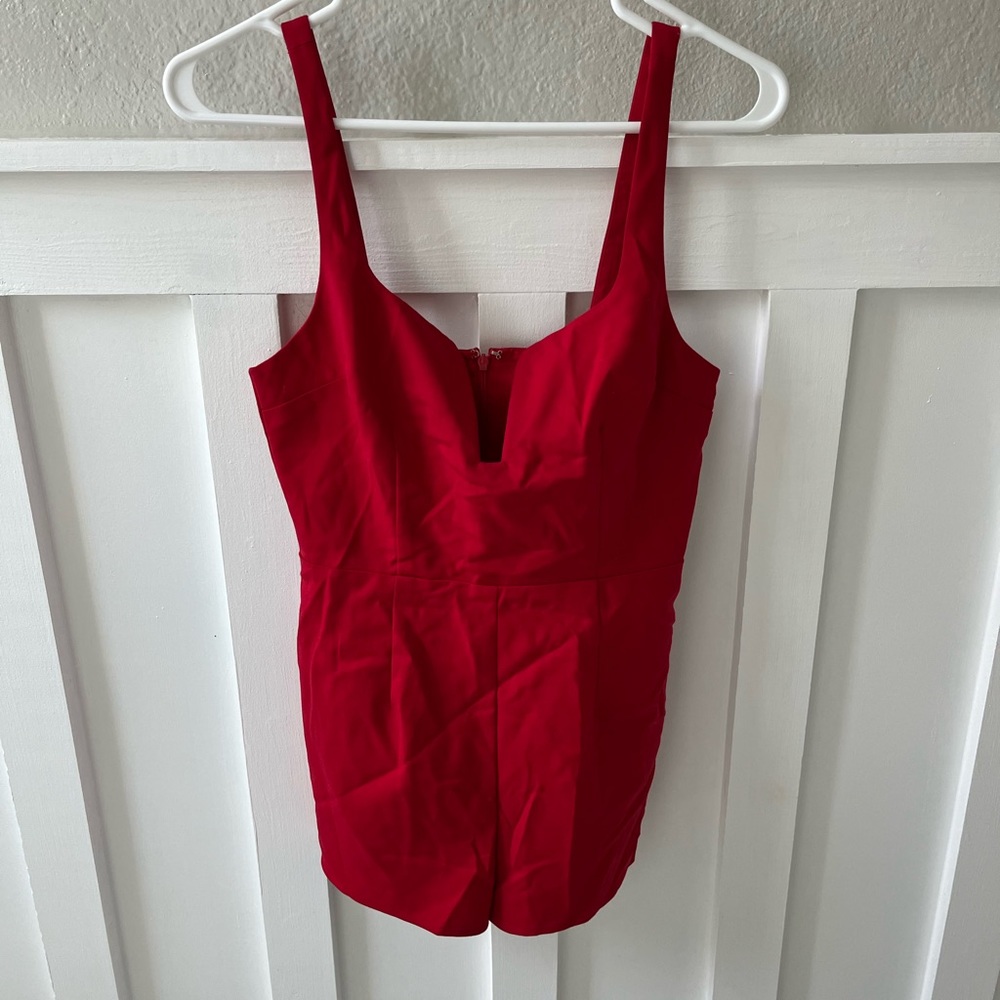 By the Way red romper